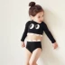 Cutebrat Playful Big Eyes Baby Girl Đồ bơi bé gái Chia eo cao Quần cô gái Áo tắm mùa xuân nóng - Đồ bơi trẻ em Đồ bơi trẻ em