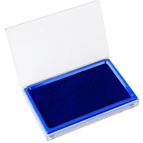 立信 Красная большая чернильная подушечка, синяя маленькая портативная квадратная печать для офиса, быстрое высыхание