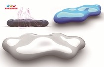 Hot sale creative FRP leisure chair Cloud modeling chair Building public chair Shopping mall Meichen chair square leisure