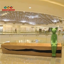 Orpheus FRP kitten sculpture Leisure multi-person public chair Garden personality creative rest waiting chair