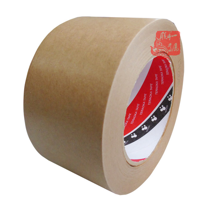 Japanese monastery 244 kraft paper seal case adhesive tape free water adhesive waterproof sealing paper special width 6 3cm long 50 m