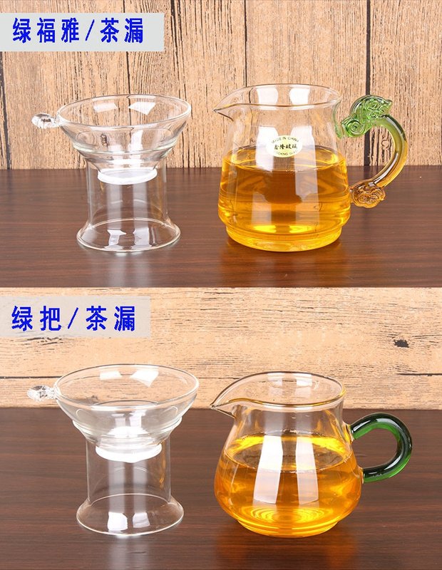 Kính dày cốc công lý Kung Fu bộ trà phụ kiện kích thước trà biển trà trà nghi lễ giá kệ công ấm trà giữ nhiệt