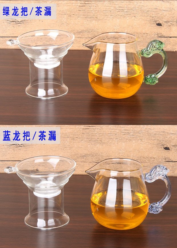 Kính dày cốc công lý Kung Fu bộ trà phụ kiện kích thước trà biển trà trà nghi lễ giá kệ công ấm trà giữ nhiệt