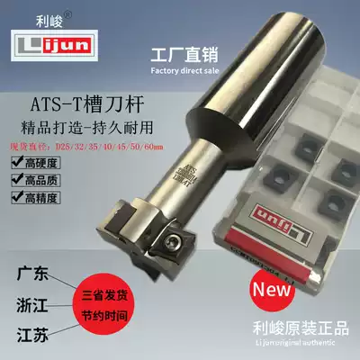 Lijun 2020 CNC machining center ATS straight shank T-slot milling cutter rod three-sided edge CCMT09T304 blade