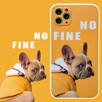 Suitable 12 11ProMax phone case yellow dog Apple XsMax phone case xs xr soft SE 78plus