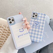 Han Feng Smiley Face for 13Pro Max Apple 11 XS XR SE phone case iPhone7 female 8plus silicone
