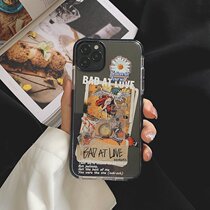 European and American personality suitable for iphone13pro Apple 12 mobile phone case Xsmax tide brand 8plus anti-fall xr men and women X