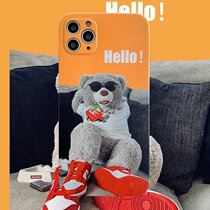 Suitable for iPhone12 11ProMax phone case Hello Bear Apple soft xs xr xsmax 78plus