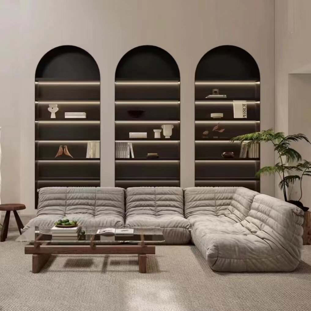 Net Red Togo Caterpillar Sofa Module Sloth Man Remedieval Leather Cloth Art Designer Single Casual Chair