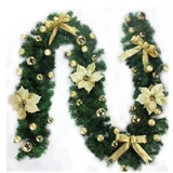 Рождественский рождественский роттан 2,7 метра зашифрованные витрины подвеска для рождественской елки