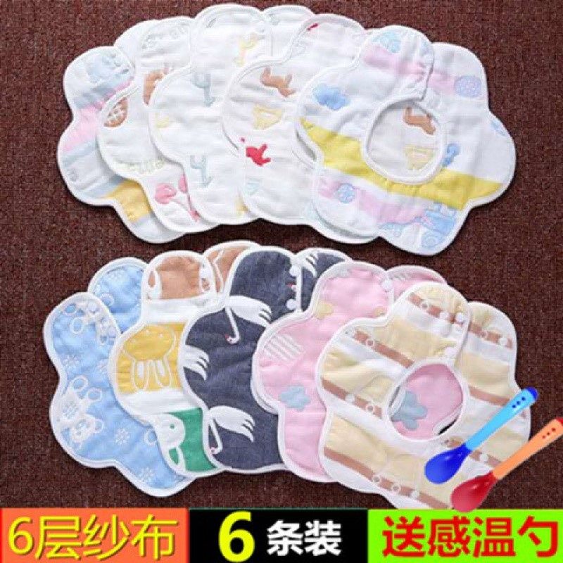 Baby anti-spitting milk Divine Instrumental Scarves cool cushion Shuts all over the body Men and women Summer men's baby Triangle spat Milk Towel Cushion Towel