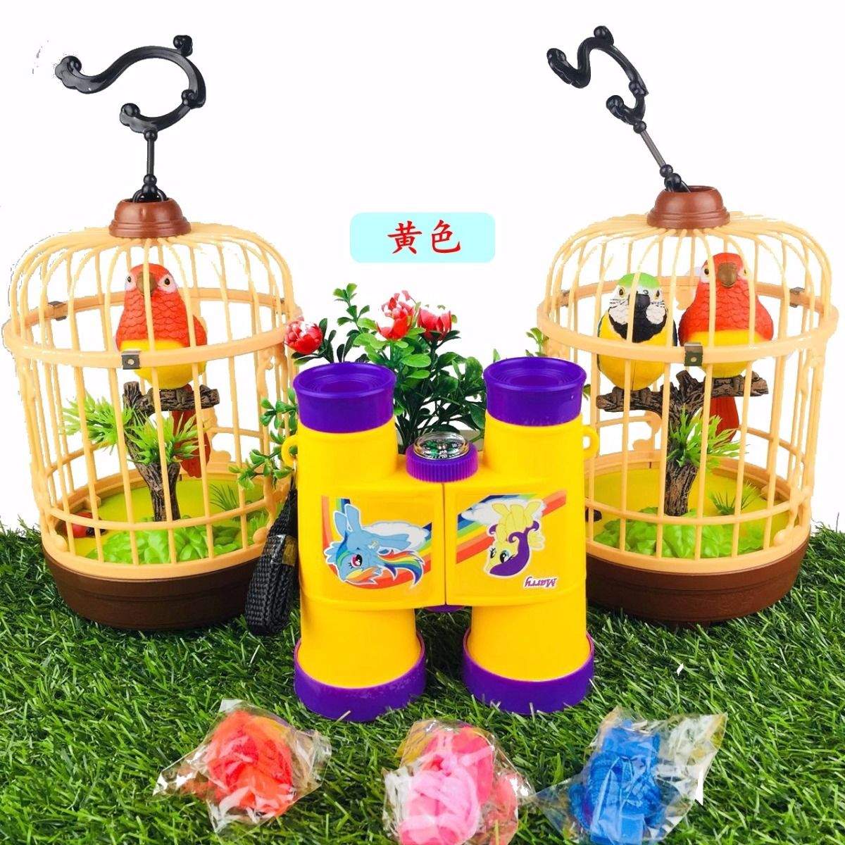 Kính viễn vọng trẻ em ngoài trời ống đôi đơn sắc HD Kính thiên văn đồ chơi Nam và nữ - Kính viễn vọng / Kính / Kính ngoài trời kính thiên văn celestron