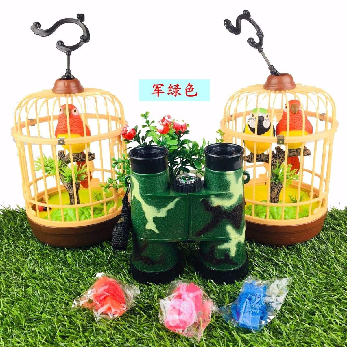 Kính viễn vọng trẻ em ngoài trời ống đôi đơn sắc HD Kính thiên văn đồ chơi Nam và nữ - Kính viễn vọng / Kính / Kính ngoài trời kính thiên văn celestron