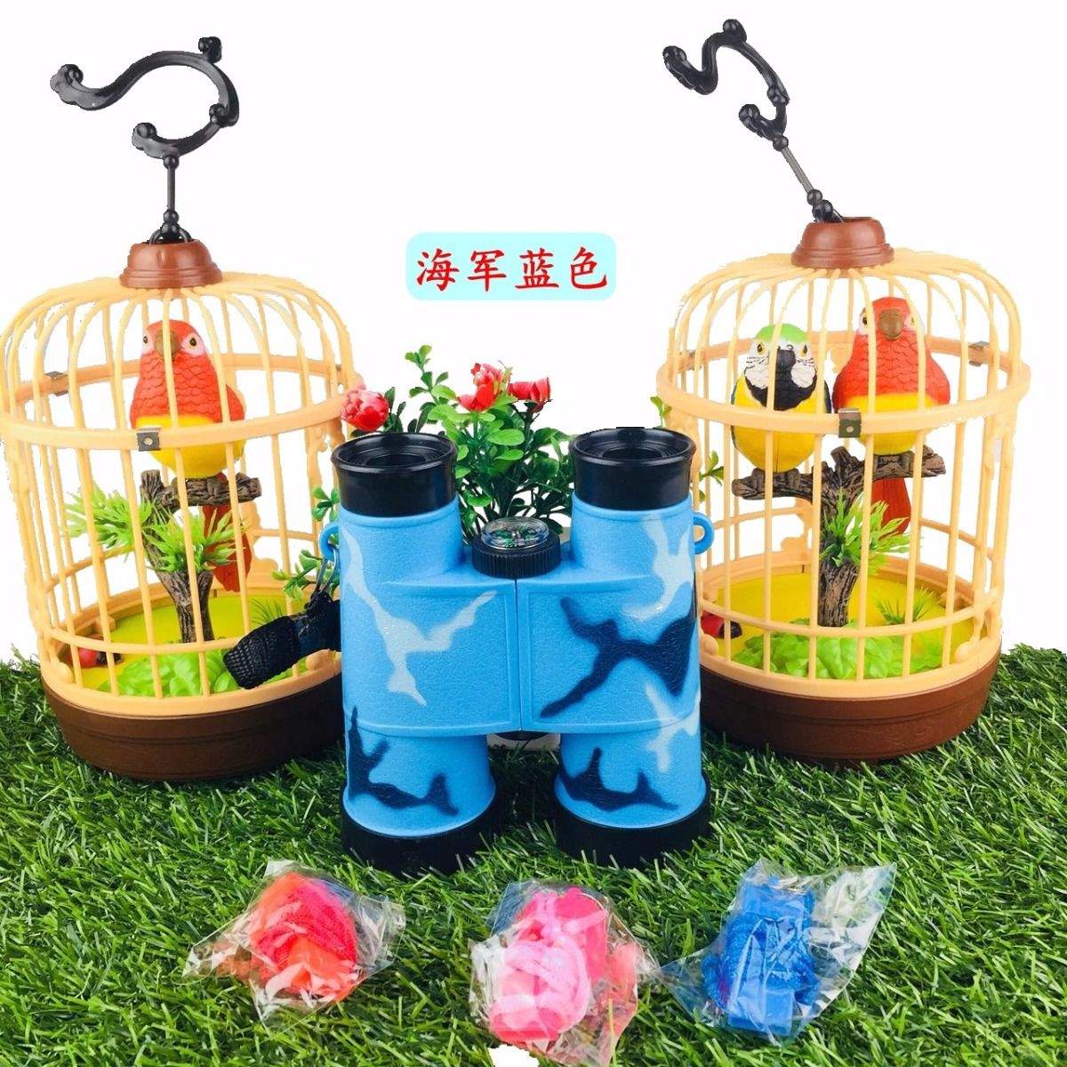 Kính viễn vọng trẻ em ngoài trời ống đôi đơn sắc HD Kính thiên văn đồ chơi Nam và nữ - Kính viễn vọng / Kính / Kính ngoài trời kính thiên văn celestron