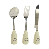 Ложка из нержавеющей стали, вилка, высококачественный детский комплект для домашнего использования, нержавеющая сталь AISI 304