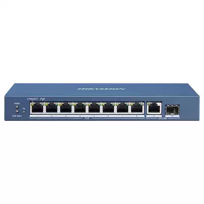 Hikvision 8-port Gigabit POE switch monitoring shunt optical port collection line DS-3E0510P-E