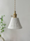 Japanese Retro Wabi-Sabi Style Nordic Brass Ceramic Small Pendant Light Simple Foyer Dining Room Bar Bedroom Bedside Lamp