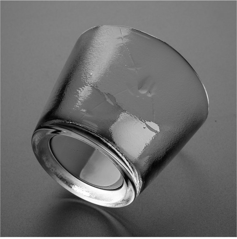 And two ChaZhai glass cups household suits for masters cup kung fu tea set creative Japanese transparent sample tea cup