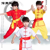 Quần áo võ thuật cho trẻ em quần áo biểu diễn quần áo tập thể dục Kung Fu quần áo nam và nữ Tai Chi quần áo trẻ em - Trang phục shop quan ao baby