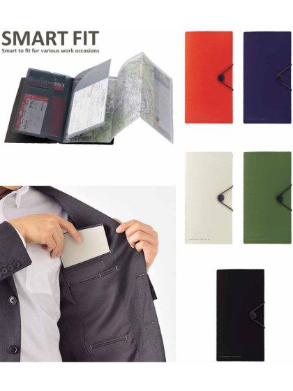 lihitlab喜利护照夹随身出差旅游携带轻薄便携票据收纳文件夹单据