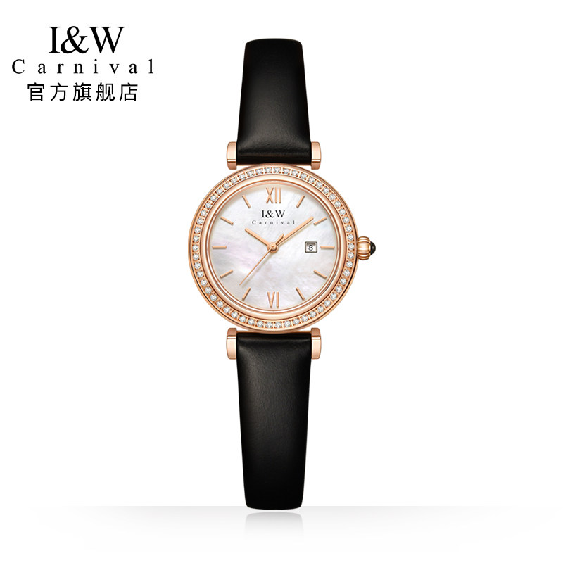 IW watch women's simple temperament light luxury fashion top ten diamond-encrusted waterproof quartz watch brand 2021 new