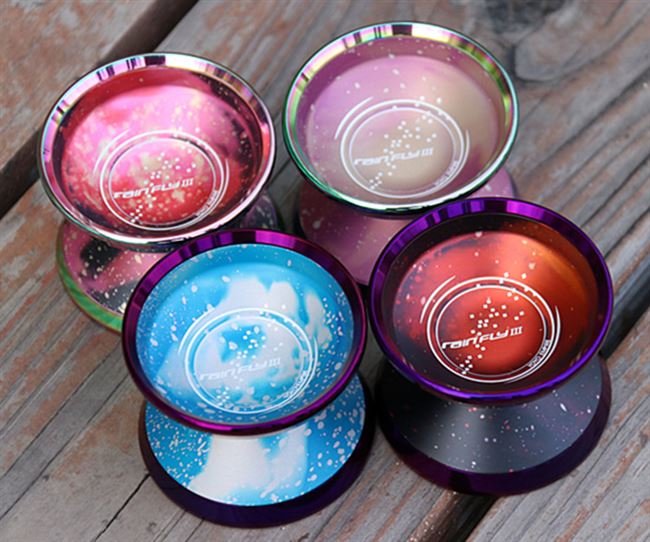 Mới 7075 Đế chế mưa dài mưa Yo-Yo Yo-Yo Vòng ngoài bằng thép không gỉ - YO-YO đồ chơi thông minh cho bé