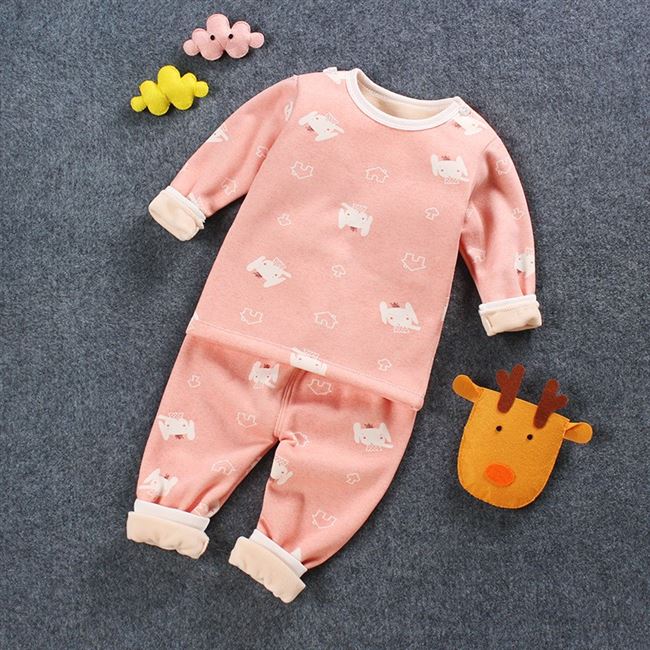 Quần áo ấm cho bé phù hợp với bé 0-2-4 tuổi Kho báu nam 3 Quần nữ đồ lót cộng với nhung dày mới - Quần áo lót shop trẻ em