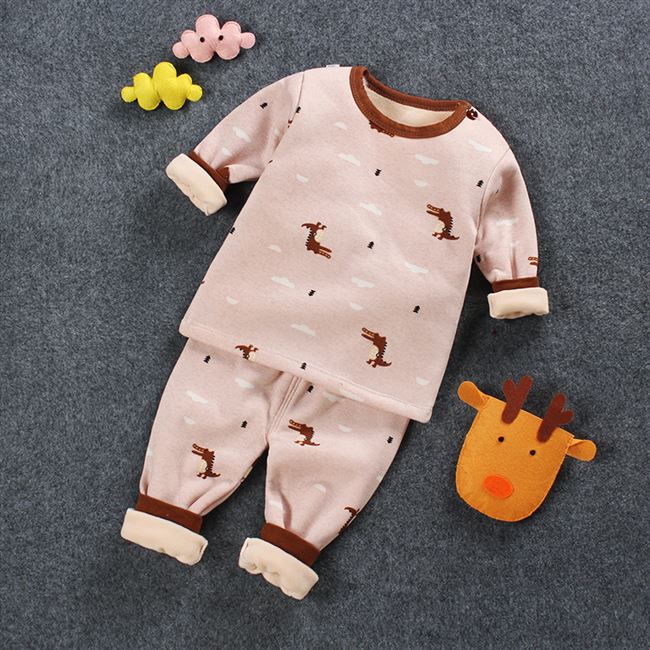 Quần áo ấm cho bé phù hợp với bé 0-2-4 tuổi Kho báu nam 3 Quần nữ đồ lót cộng với nhung dày mới - Quần áo lót shop trẻ em