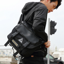 Single shoulder shoulder bag men college students Leisure men Sports riding function wind multifunctional satchel function messenger bag