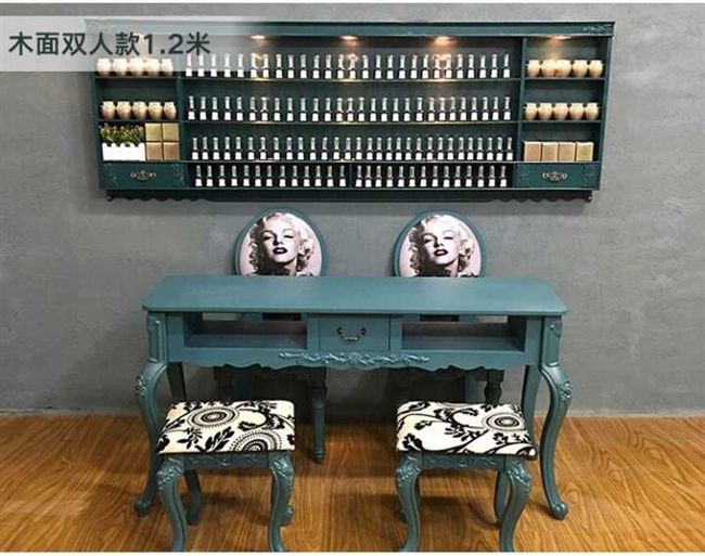 Bàn kiểu Nhật đơn giản, bàn ghế đơn Mỹ Bộ bàn ghế mới của Mỹ Bộ đôi bàn làm việc bằng gỗ rắn - Hair Salon / Nội thất làm đẹp máy hấp dầu đứng