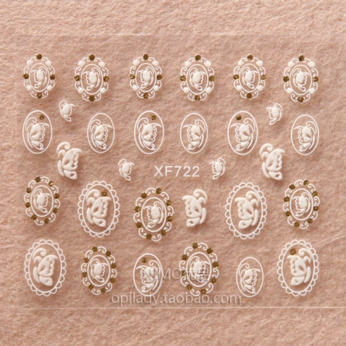 Трехмерные наклейки для ногтей для ногтей, лак для ногтей с бантиком, наклейка, украшение для ногтей, 3D, популярно в интернете