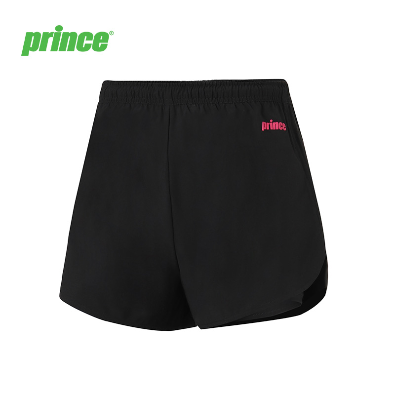 Prince Prince Woman Shorts Brand Letter Logo Fabric Soft Breakfast Side Micro-fork Sportwear