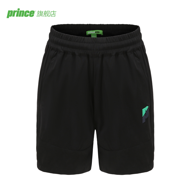 Prince Tennis Wear Sports Shorts for Girls Woven Black Quick-Drying Kidsren and Teenagers