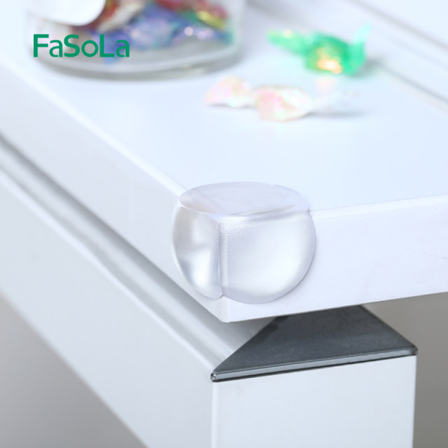 Japanese table corner anti-collision corner protection silicone transparent children's anti-collision table foot protection cover furniture cabinet edge table edge