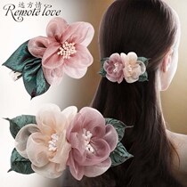 Head Flower 2021 New Advanced Maruds Head Han Edition Girls Butterfly knot 2022 Head Accessories Hair Ring Mesh Red Ornament Qi