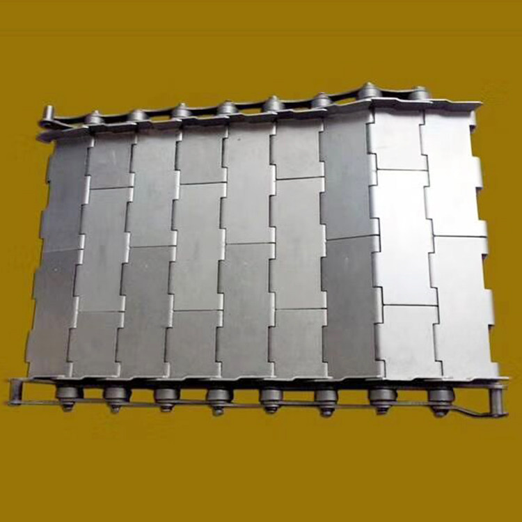 Direct 304 stainless steel chain plate mesh belt mechanical assembly line chain plate conveyor belt mesh belt high temperature resistant chain plate conveyor belt
