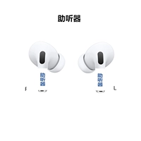 Профессиональная наклейка на ножку наушника-слуховой аппарат