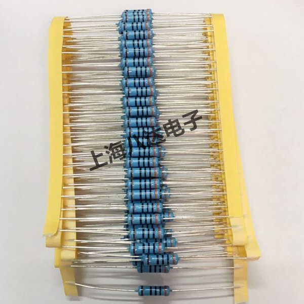 1W Metal Metal Metal Resistance 1% Accuracy Direct Plug 1R~1M 50 6 yuan Tap Remark Resistance Value New