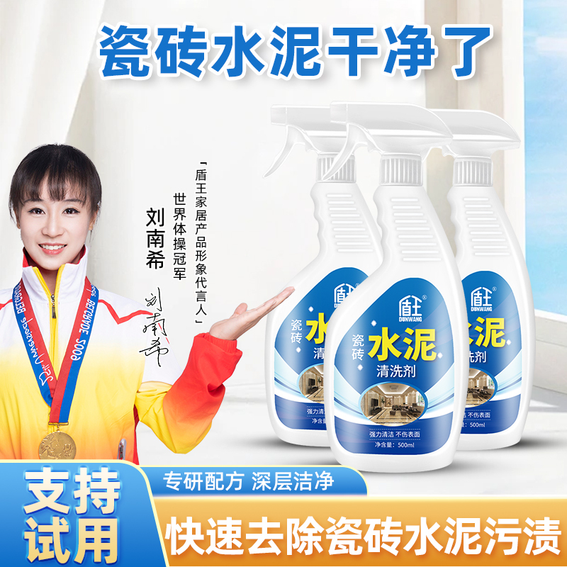 Tile and Cement Cleaner, Powerful Remover of Concrete and Oxalic Acid, Suitable for Cleaning New Renovation Exterior Walls and Floor Tiles