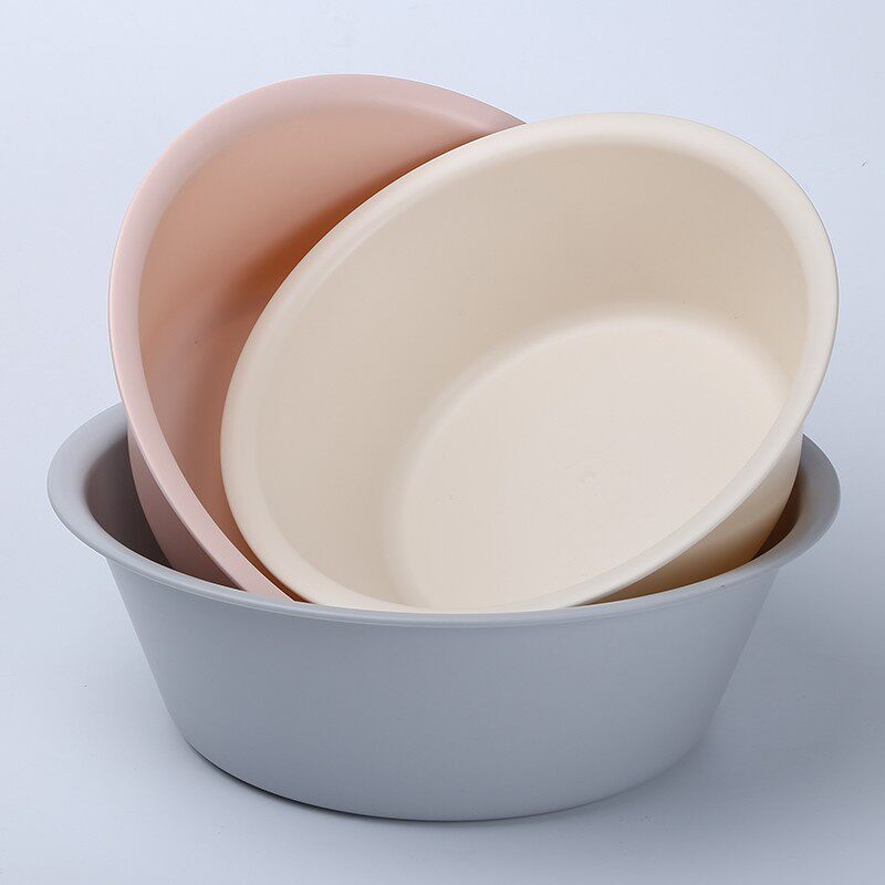 Plastic Washbasin Home Adult Large Size Laundry Basin Baby Shower Bath Tub Small Basin Student Dorm Wash Foot Basin
