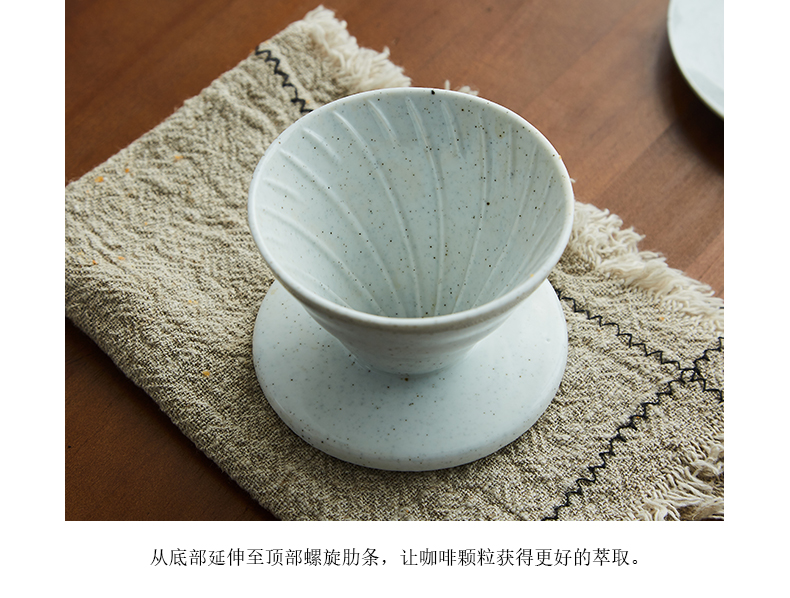 That thing creative hand grinding coffee filter cup of coffee pot ceramic home office keller of coffee cup