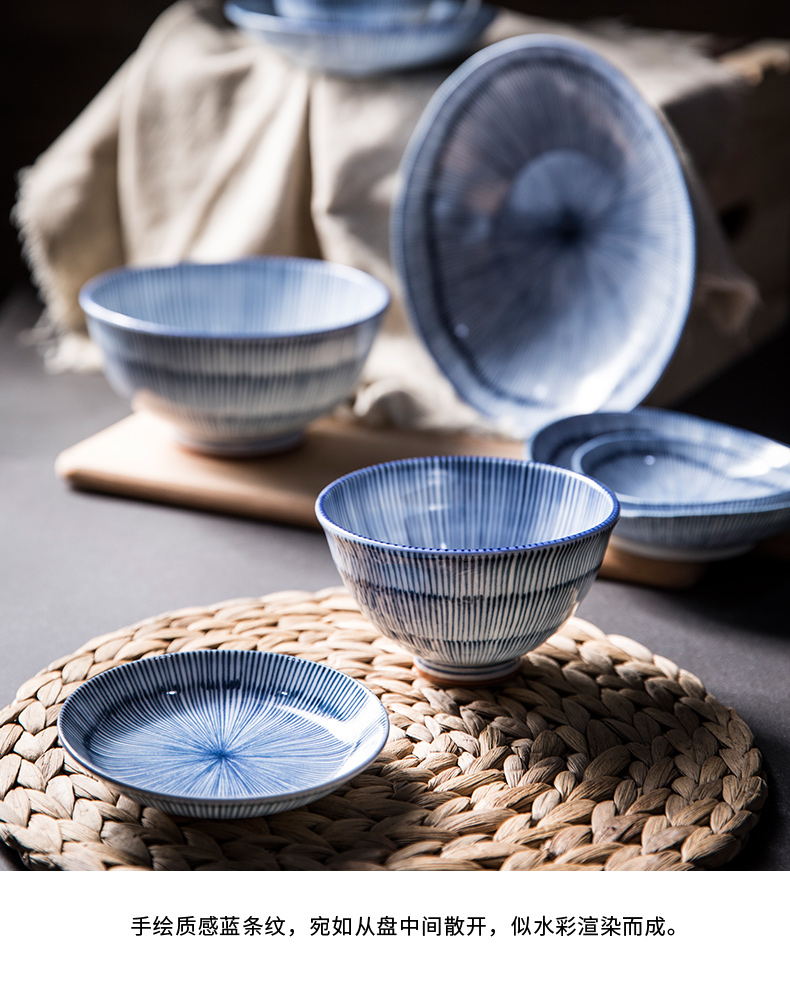 The content under The glaze color Japanese - style tableware suit dishes with rice bowls bowl rainbow such always move ceramic bowl dishes