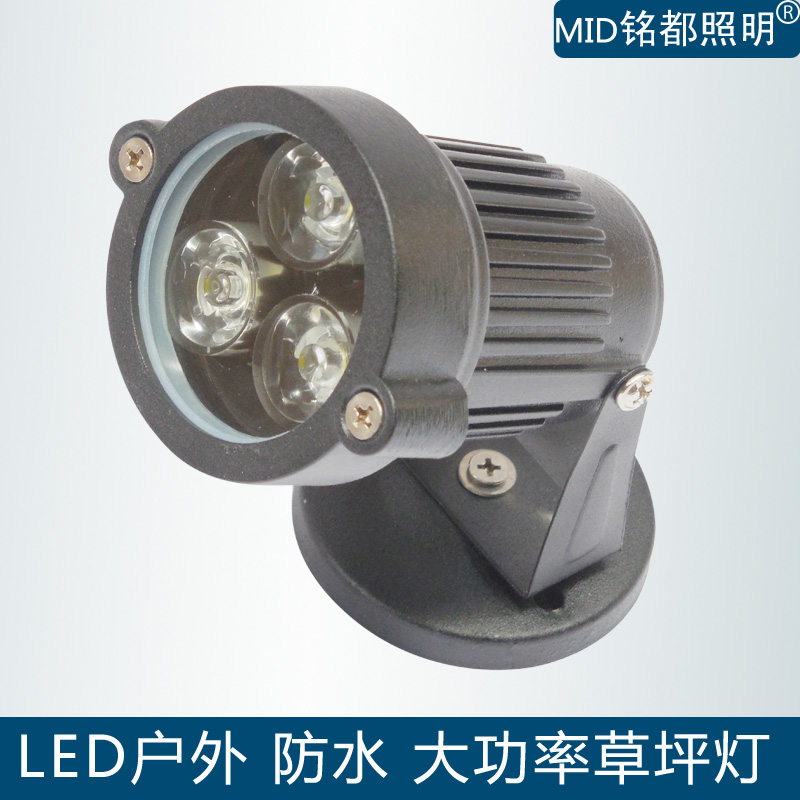 led3w lawn lamp round waterproof lamp street lamp 12v garden lamp garden lamp led12 watt outdoor open-air lamp