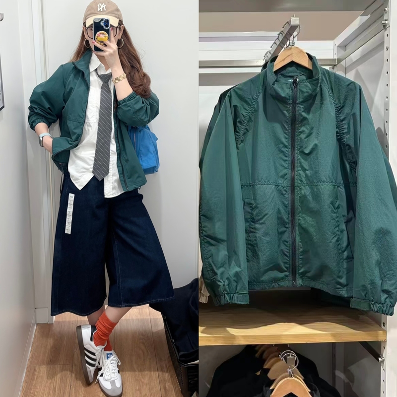 Source Factory 2026 New Men'S/Women's Windproof Stand-Collar Jacket Casual Zipper Coat Jacket E486167