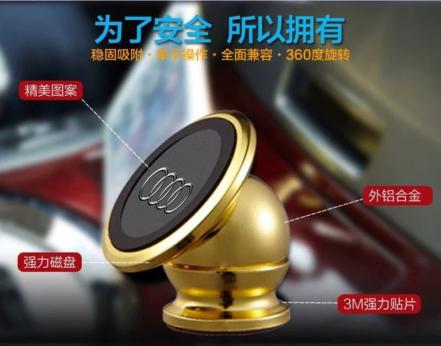 người giữ điện thoại xe từ đa chức năng nam châm nam châm sáng tạo cho khung ghế ô tô cho công cụ chuyển hướng - Phụ kiện điện thoại trong ô tô