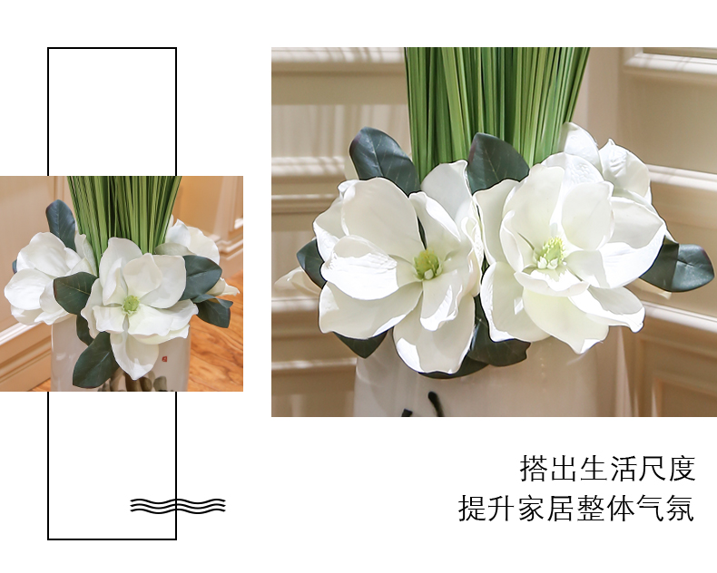 The New Chinese jingdezhen ceramics of large vases, I and contracted sitting room TV ark, simulation dry flower decoration