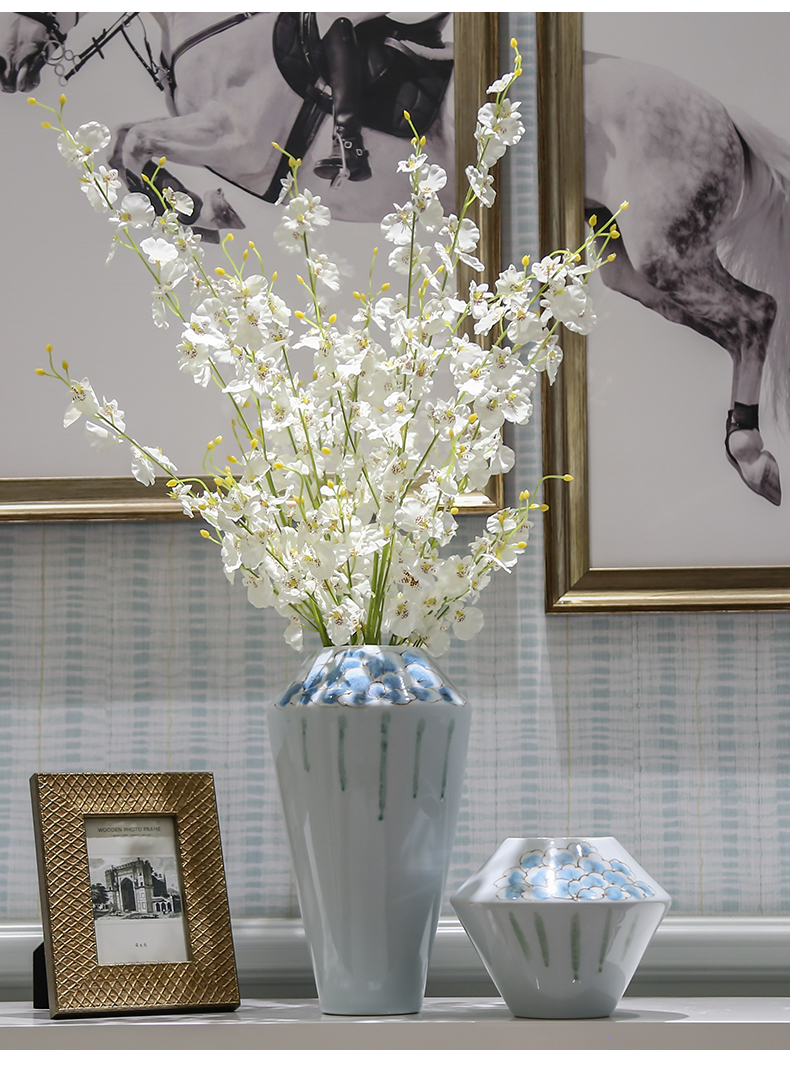 I and contracted ceramic vase furnishing articles sitting room ark, flower vase Nordic creative vase decoration furnishing articles