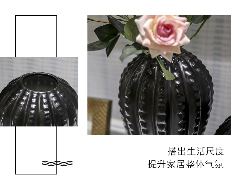 I and contracted mesa vase sitting room creative furnishing articles home decoration ceramic flower arranging flowers, floral arrangements