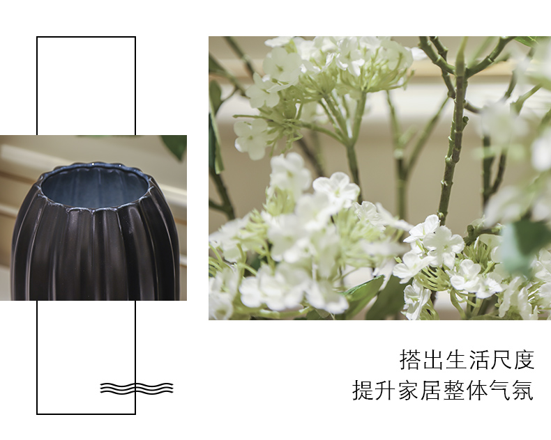 European contracted ceramic vase furnishing articles home sitting room flowers, flower arranging dried flower adornment XuanGuang creative table decoration