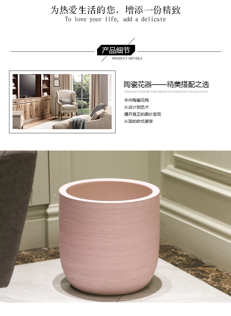 Artificial the plants traveler banana ground ceramic flower pot flower implement sitting room adornment fake green plant in northern wind bonsai tree flowers